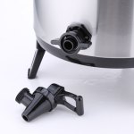 DaZheng Coffee Stainless Steel Milk Tea Suqare Tea Bucket Insulated Barrel for the Cafeteria Cafe Shop for Guests to Drink