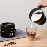DaZheng Coffee Electric Milk Frother Home Barista Latte Cappuccino Wholesale Customized