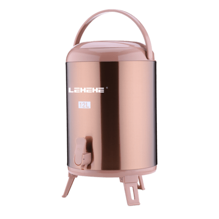DaZheng Coffee Stainless Steel Milk Tea Suqare Tea Bucket Insulated Barrel for the Cafeteria Cafe Shop for Guests to Drink