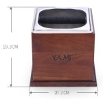 DaZheng Coffee wood coffee knock box, espresso ground container barista style, coffee accessories and coffee machine supplier.