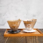 DaZheng Coffee Glass Coffee Dripper 2-4 Cups for pour over