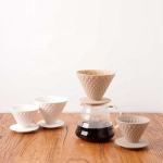 Porcelain Ceramic Cone Coffee Dripper Pour Over