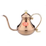 High Quality Court Style Stainless Steel Gooseneck Portable Coffee Pour Over Brewing Kettle for Coffee Tea Pot