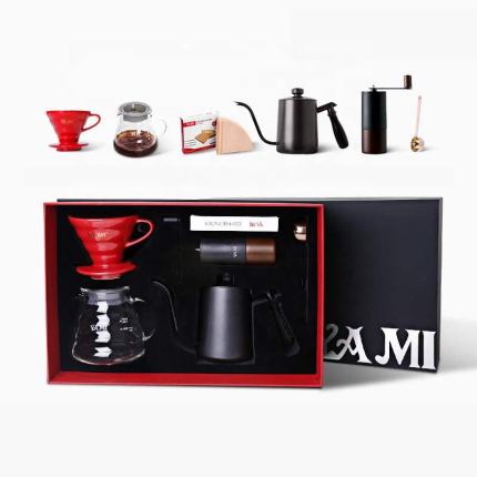 2023 New Year Christmas Gift Manual Coffee Luxury Drip Pour Over Coffee Maker Set