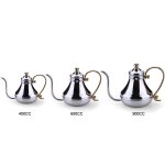 High Quality Court Style Stainless Steel Gooseneck Portable Coffee Pour Over Brewing Kettle for Coffee Tea Pot
