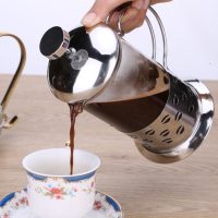 Dazheng Coffee French Press Coffee Maker Heat Resistant Glass