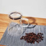 Glass Coffee Server with Lid, Tea kettle