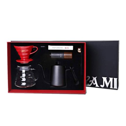 2023 New Year Christmas Gift Manual Coffee Luxury Drip Pour Over Coffee Maker Set