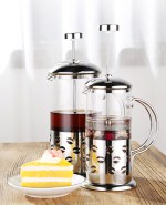 Dazheng Coffee French Press Coffee Maker Heat Resistant Glass