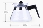 Glass Coffee Tea Water Kettle Server