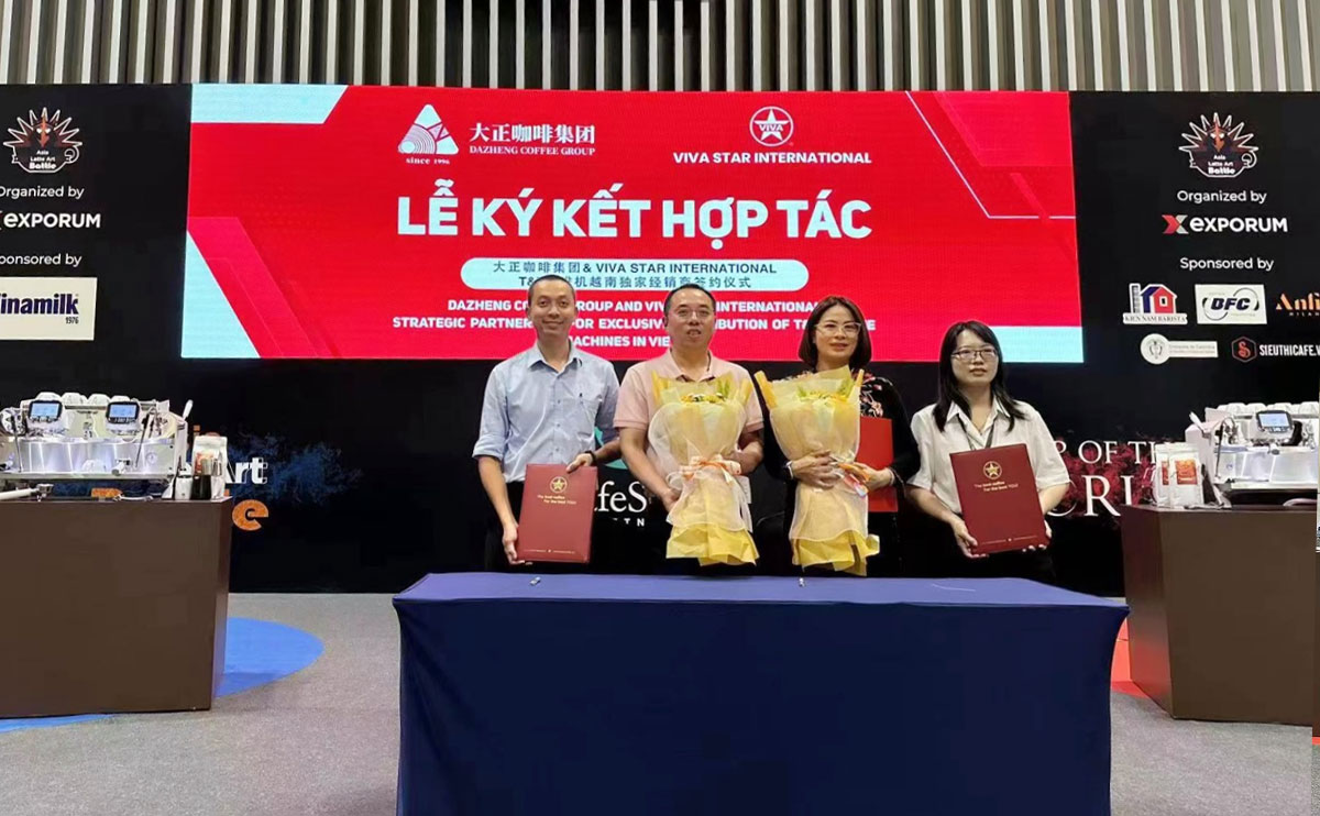 DaZheng Coffee Group Viva Star International Vietnam Cafe Show